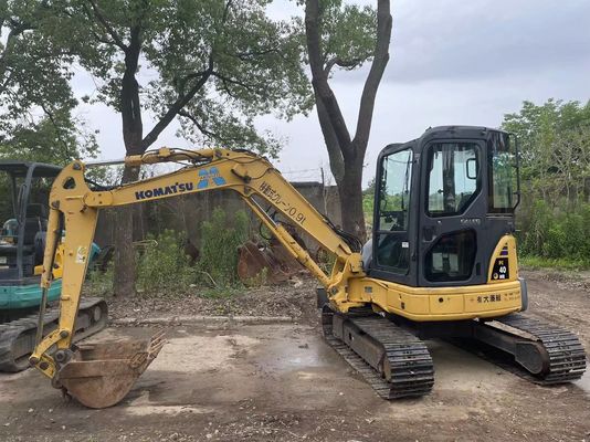 Kapalı kabin Kullanılmış Komatsu Mini Kazıcı PC40MR-2 PC35MR-2 PC40MR-2
