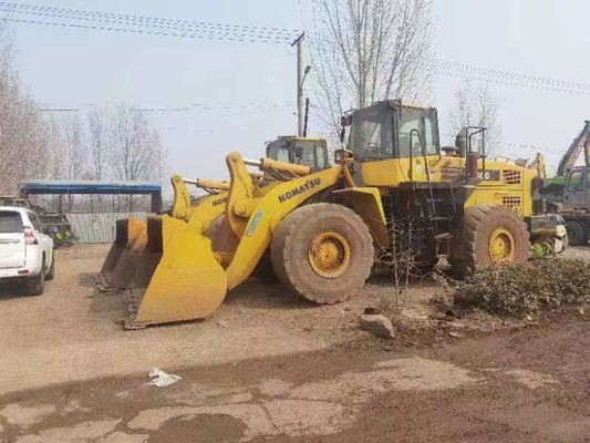 Kullanılmış Komatsu WA500 6 tekerlekli yükleyici WA600-6 İnşaat için yakıt verimliliği