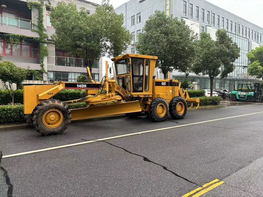 Orijinal Japonya 140H Caterpillar Motor Grader İkinci El Güvenlik Operasyonu