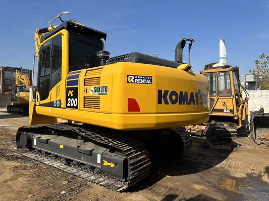 Kullanılmış Komatsu PC200-8 Ekskavatörü Mükemmel Durumda/Orijinal Japonya Komatsu 20 Ton Ekskavatörü Sıcak Satış