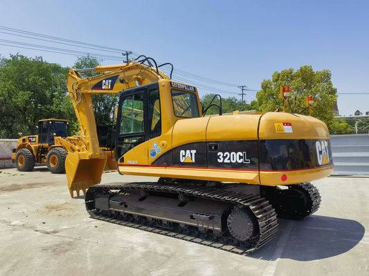 Hidrolik Kullanılmış CAT Kazı Makinesi 20 Tonluk CAT 320CL Kazı Makinesi Asıl Japonya Afrika için