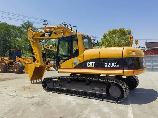 Hidrolik Kullanılmış CAT Kazı Makinesi 20 Tonluk CAT 320CL Kazı Makinesi Asıl Japonya Afrika için