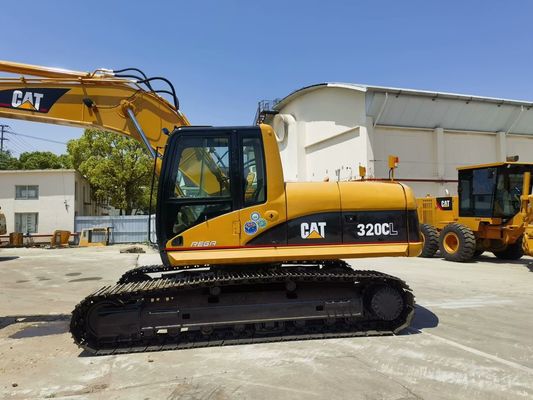 Hidrolik Kullanılmış CAT Kazı Makinesi 20 Tonluk CAT 320CL Kazı Makinesi Asıl Japonya Afrika için