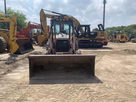 MADDE 580M Orijinal ABD Kullanılmış Backhoe Yükleyici Yakıt tasarrufu İkinci El Backhoe