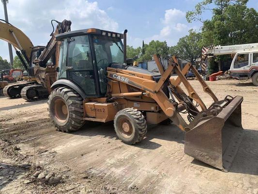 MADDE 580M Orijinal ABD Kullanılmış Backhoe Yükleyici Yakıt tasarrufu İkinci El Backhoe