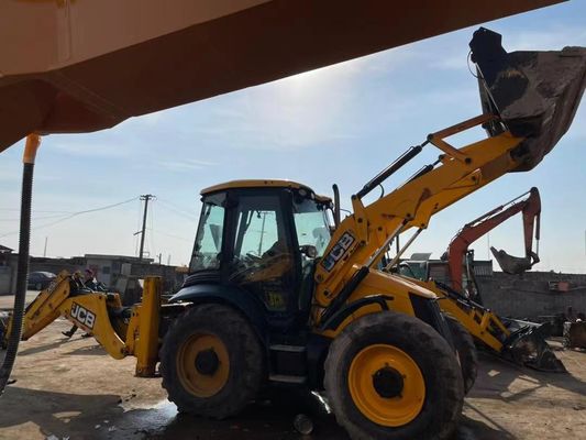 JCB 4CX ECO İkinci El Backhoe Yükleyicisi İnşaat için Uzun Süren