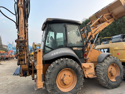 SAYFA 695SR Kullanılmış Backhoe Yükleyici Sağlam Yapı 4 Tekerlekli Backhoe Yükleyici