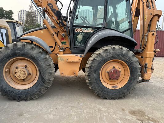 SAYFA 695SR Kullanılmış Backhoe Yükleyici Sağlam Yapı 4 Tekerlekli Backhoe Yükleyici