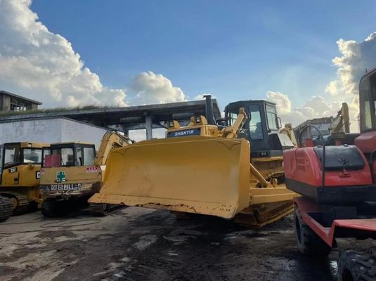 SHANTUI SD32 Kullanılmış Sürücü Buldozer Ağır Görevli Hidrolik Dozer İkinci El