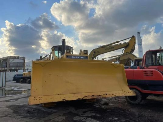 SHANTUI SD32 Kullanılmış Sürücü Buldozer Ağır Görevli Hidrolik Dozer İkinci El
