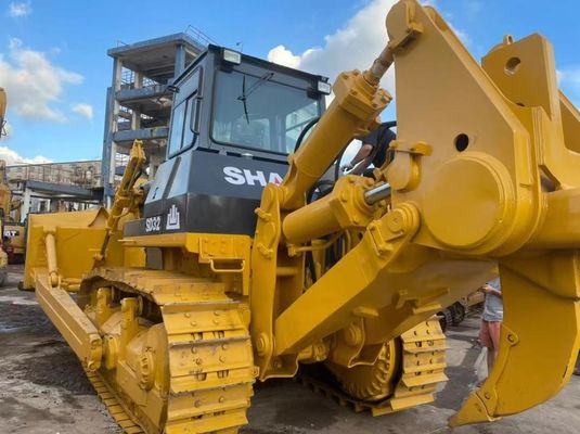 SHANTUI SD32 Kullanılmış Sürücü Buldozer Ağır Görevli Hidrolik Dozer İkinci El
