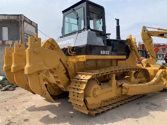 6 Way Blade SHANTUI SD22 Hidrolik Yırtıcıyla İkinci El Buldozer