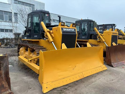 SHANTUI SD16 Kullanılmış Sürücü Buldozer Düşük Bakım İkinci El Buldozer