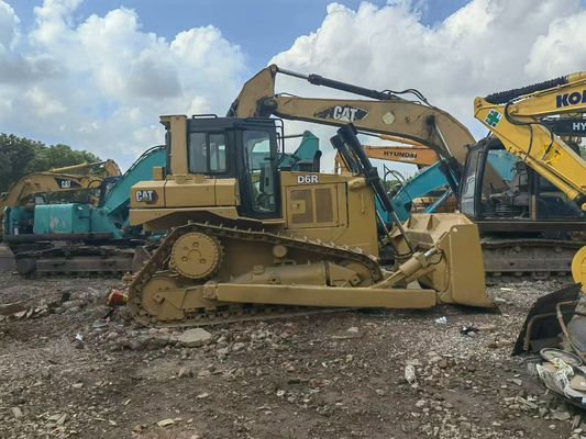 Orijinal Japonya Görünürlük Kullanılmış Sürünen Buldozer Güvenlik Operasyonu CAT D6R LGP Dozer