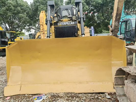 Orijinal Japonya Görünürlük Kullanılmış Sürünen Buldozer Güvenlik Operasyonu CAT D6R LGP Dozer