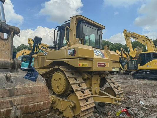 Orijinal Japonya Görünürlük Kullanılmış Sürünen Buldozer Güvenlik Operasyonu CAT D6R LGP Dozer