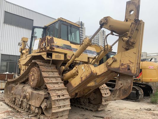 Kullanılmış Caterpillar D9R LGP Crawler Mounted Dozer Madencilik için orijinal renk