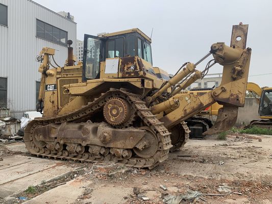 Kullanılmış Caterpillar D9R LGP Crawler Mounted Dozer Madencilik için orijinal renk