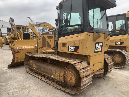 6 Way Blade Kullanılmış Sürünen Montajlı Buldozer Caterpillar D5K XL Orijinal Rengi