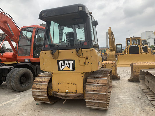 6 Way Blade Kullanılmış Sürünen Montajlı Buldozer Caterpillar D5K XL Orijinal Rengi
