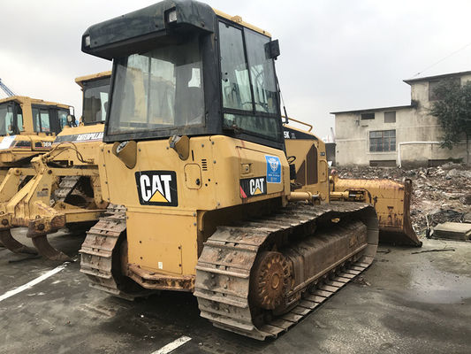 6 Way Blade Kullanılmış Sürünen Montajlı Buldozer Caterpillar D5K XL Orijinal Rengi