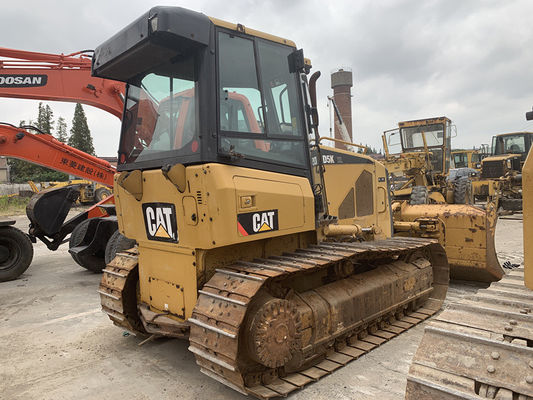 6 Way Blade Kullanılmış Sürünen Montajlı Buldozer Caterpillar D5K XL Orijinal Rengi