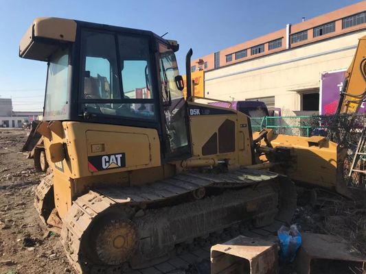 Geniş çapta kullanılan ayakkabılar sürünen buldozer Caterpillar D5K LGP ikinci el buldozer