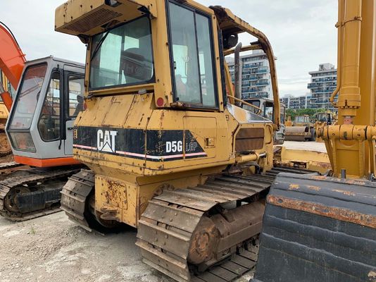Orijinal Japonya D5G LGP Kullanılmış Caterpillar Bulldozer Sabit Çalışma Yakıt Verimliliği