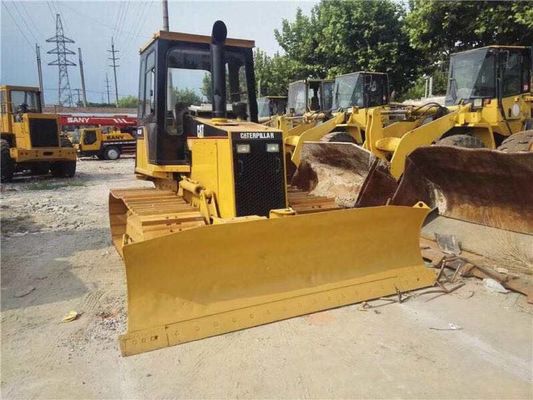 6 Way Blade Mini Kullanılmış Buldozer Caterpillar D4C LGP Crawler Montajlı Buldozer
