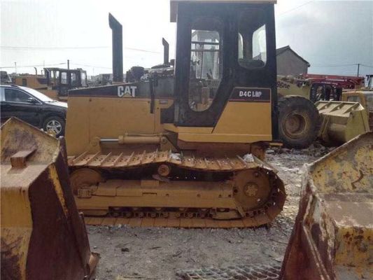 6 Way Blade Mini Kullanılmış Buldozer Caterpillar D4C LGP Crawler Montajlı Buldozer