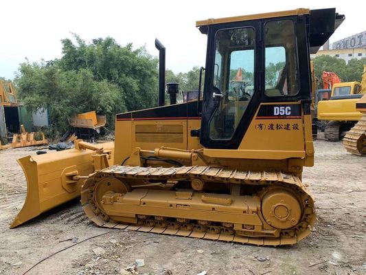Orijinal Japonya Mini İkinci El Buldozer Caterpillar D5C XL Istikrarlı İşlem