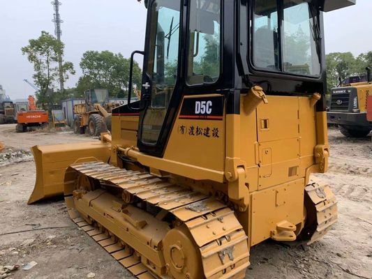 Orijinal Japonya Mini İkinci El Buldozer Caterpillar D5C XL Istikrarlı İşlem