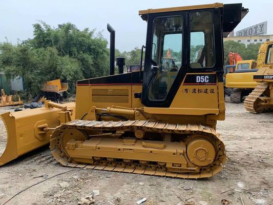 Orijinal Japonya Mini İkinci El Buldozer Caterpillar D5C XL Istikrarlı İşlem