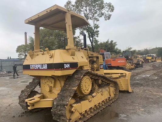 Kullanılmış Crawler CAT D4H Buldozer Renk yeniden boyama Yüksek sürücü Kolay işletim
