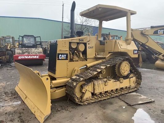 Kullanılmış Crawler CAT D4H Buldozer Renk yeniden boyama Yüksek sürücü Kolay işletim