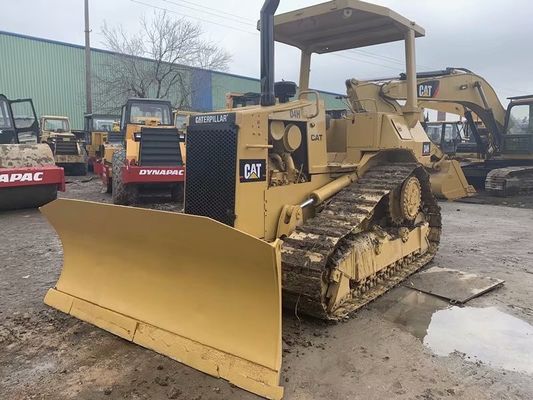 Kullanılmış Crawler CAT D4H Buldozer Renk yeniden boyama Yüksek sürücü Kolay işletim
