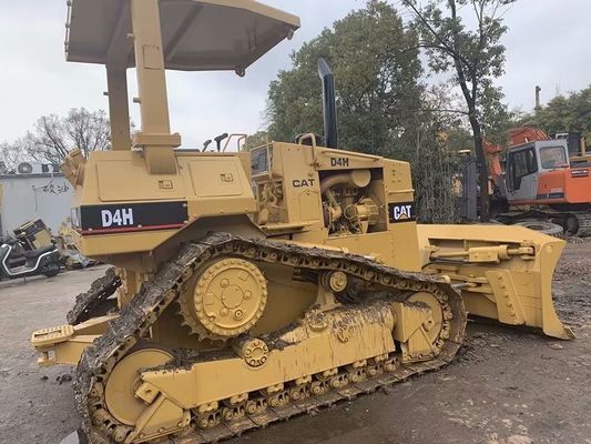 Kullanılmış Crawler CAT D4H Buldozer Renk yeniden boyama Yüksek sürücü Kolay işletim