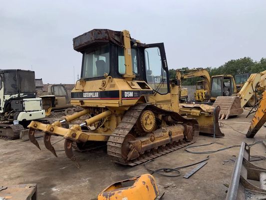 Yüksek Sürüşlü D5M XL Kullanılmış Caterpillar Buldozer Hidrolik Sistemiyle Gezgin