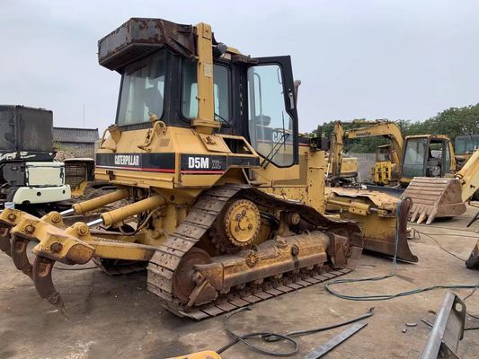 Yüksek Sürüşlü D5M XL Kullanılmış Caterpillar Buldozer Hidrolik Sistemiyle Gezgin