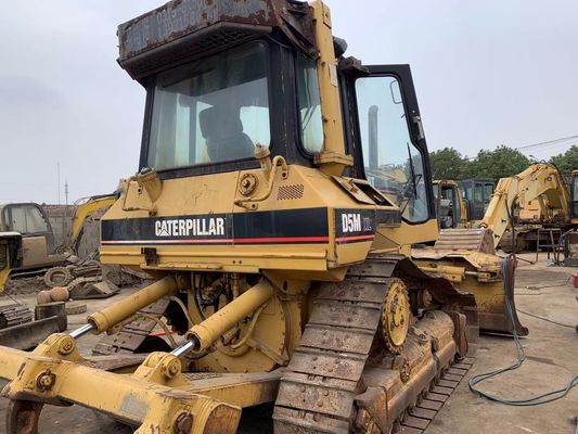 Yüksek Sürüşlü D5M XL Kullanılmış Caterpillar Buldozer Hidrolik Sistemiyle Gezgin