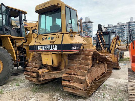 Caterpillar D5N LGP Kullanılmış Sürünen Buldozer Sabit İkinci El Buldozer