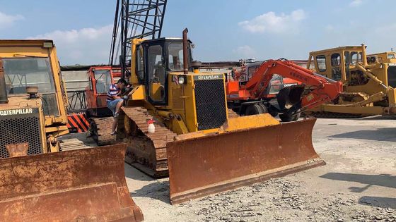 Orijinal Renk D5M LGP Kullanılmış Sürücü Buldozer Yüksek Sürüş Kullanılmış Kelebek Buldozer