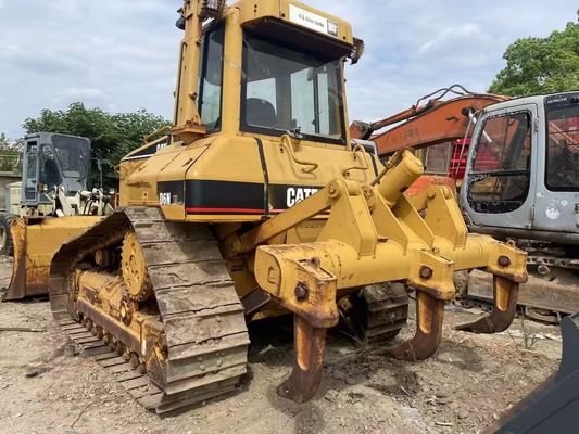 Orijinal Renkli Caterpillar D6N XL Kullanılmış Küçük Buldozer Hidrolik Yırtıcıyla