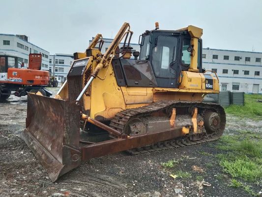 Yüksek Sürüşlü Kullanılmış Sürücü Buldozer D65EX-15 Kullanılmış Komatsu Buldozer Orijinal Renk