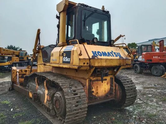 Yüksek Sürüşlü Kullanılmış Sürücü Buldozer D65EX-15 Kullanılmış Komatsu Buldozer Orijinal Renk