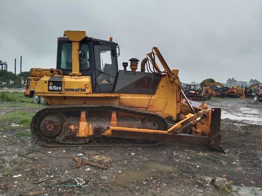 Yüksek Sürüşlü Kullanılmış Sürücü Buldozer D65EX-15 Kullanılmış Komatsu Buldozer Orijinal Renk