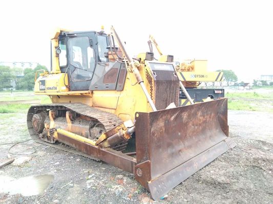 Yüksek Sürüşlü Kullanılmış Sürücü Buldozer D65EX-15 Kullanılmış Komatsu Buldozer Orijinal Renk
