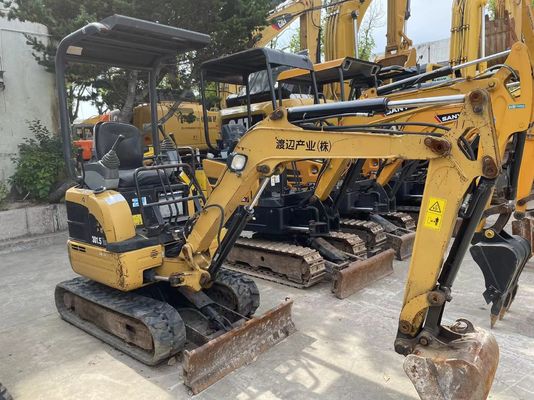 Caterpillar 301.5CR İkinci El Ekskavatör Mini Boyutlu Orijinal Renkli