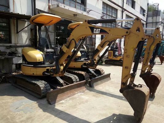 Orijinal Renk 303 CR Kullanılmış CAT Kazı Makinesi Enerji Verimliliği Kullanılmış CAT Mini Kazı Makinesi