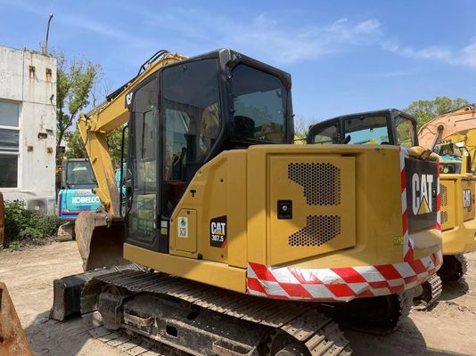 Caterpillar 307.5 Kullanılmış Ekskavatör Makinesi CAT 306 306.5 307.5 Asıl Boya